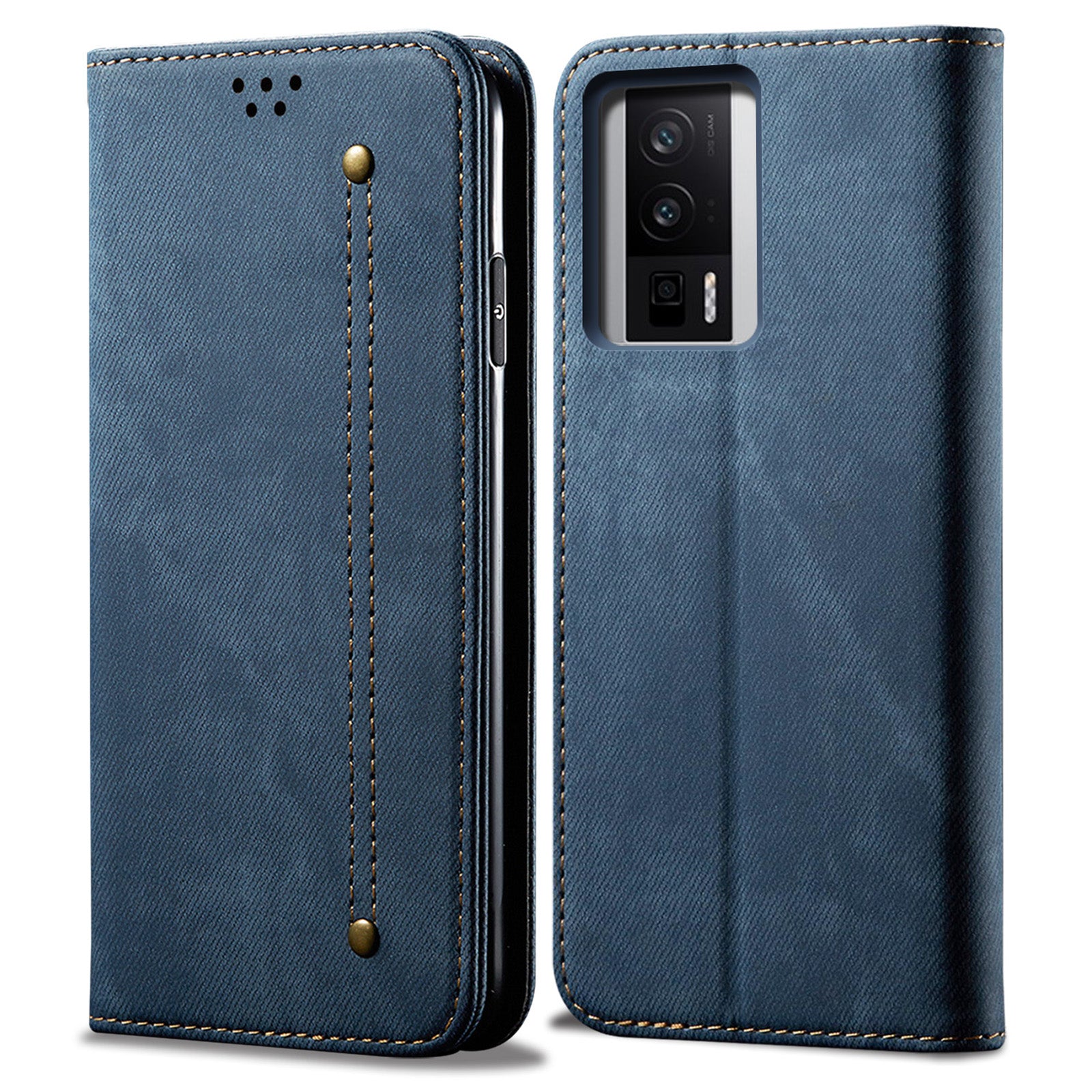 Cell Phone Cover For Xiaomi Poco F5 Pro 5G Redmi K60 Pro 5G K60 5G Wallet Stand Jeans Cloth Texture PU Leather Magnetic Auto-absorbed Phone Case Cell Phone Cover For Xiaomi Poco F5 Pro 5G Redmi K60 Pro 5G K60 5G Wallet Stand Jeans Cloth Texture PU Leather Magnetic Auto-absorbed Phone Case